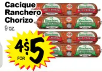 Superior Grocers Cacique Ranchero Chorizo offer