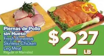 El Super Fresh Boneless Skinless Chicken Leg Meat offer