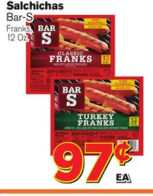 El Super Fresh Bar-S Franks offer