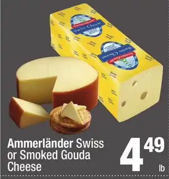 Super King Markets Ammerländer Swiss or Smoked Gouda Cheese offer