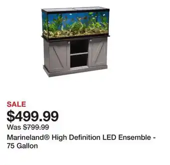 Petsmart Marineland High Definition LED Ensemble - 75 Gallon offer