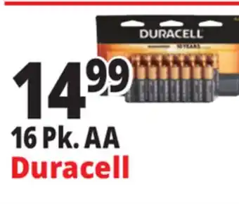 Ocean State Job Lot Duracell Alkaline AA Batteries 16-Pack offer