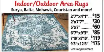 Ocean State Job Lot Indoor/Outdoor Rugs offer