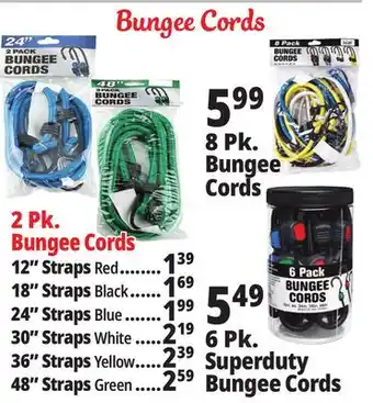 Ocean State Job Lot Bungee Cords offer