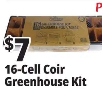 Ocean State Job Lot 16-Cell Coir Greenhouse Kit offer