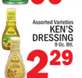 C Town KEN'S DRESSING offer