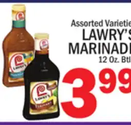 C Town LAWRY'S MARINADE offer