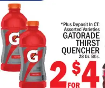 C Town GATORADE THIRST QUENCHER offer