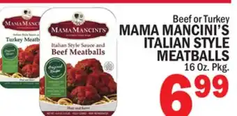 C Town MAMA MANCINI'S ITALIAN STYLE MEATBALLS offer