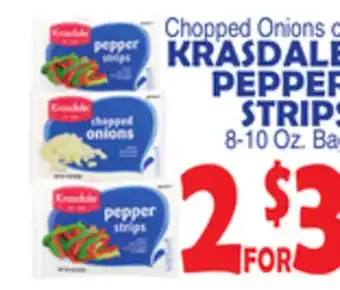 Bravo Supermarkets KRASDALE PEPPER STRIPS offer