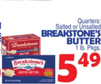 Bravo Supermarkets BREAKSTONE'S BUTTER offer