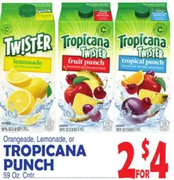 Bravo Supermarkets TROPICANA PUNCH offer