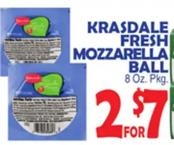 Bravo Supermarkets KRASDALE FRESH MOZZARELLA BALL offer