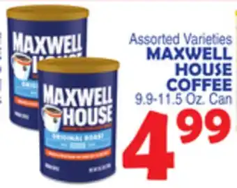 Bravo Supermarkets MAXWELL HOUSE COFFEE offer