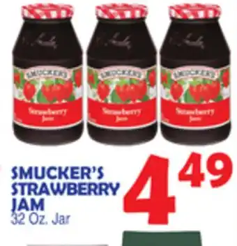 Bravo Supermarkets SMUCKER'S STRAWBERRY JAM offer