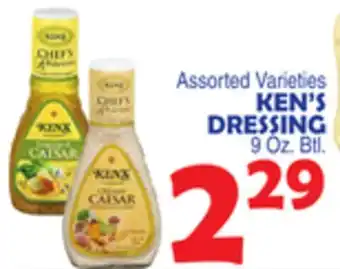 Bravo Supermarkets KEN'S DRESSING offer