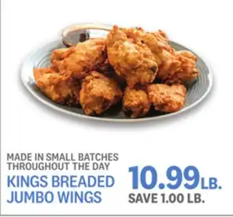 Kings Food Markets KINGS BREADED JUMBO WINGS offer