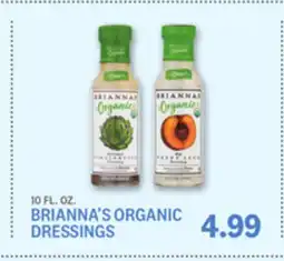 Kings Food Markets BRIANNA'S ORGANIC DRESSINGS offer