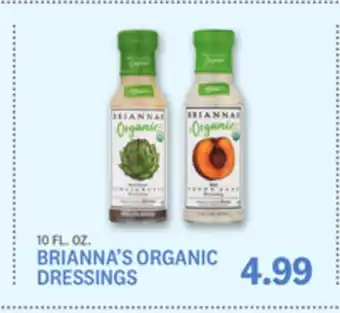 Kings Food Markets BRIANNA'S ORGANIC DRESSINGS offer