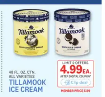 Kings Food Markets TILLAMOOK ICE CREAM offer