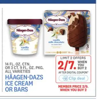 Kings Food Markets HÄAGEN-DAZS ICE CREAM OR BARS offer