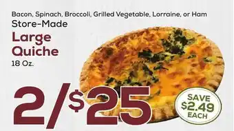 DeCicco & Sons Large Quiche offer