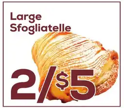 DeCicco & Sons Large Sfogliatelle offer