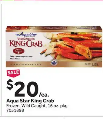 Stop&Shop Aqua Star King Crab offer