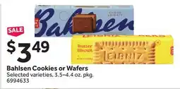 Stop&Shop Bahlsen Cookies or Wafers offer