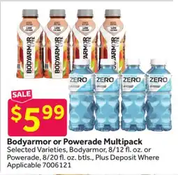 Stop&Shop Bodyarmor or Powerade Multipack offer