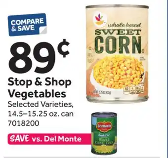 Stop&Shop Stop & Shop Vegetables offer