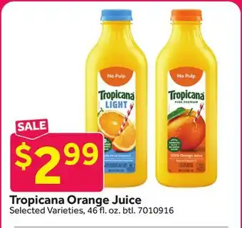 Stop&Shop Tropicana Orange Juice offer