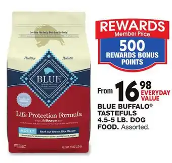 Blain's Farm & Fleet BLUE BUFFALO TASTEFULS 4.5-5 LB. DOG FOOD offer