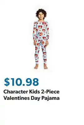 Sam's Club Character Kids 2-Piece Valentines Day Pajama offer