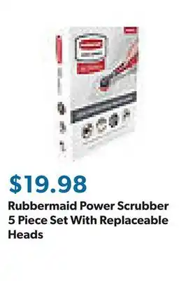 Sam's Club Rubbermaid Power Scrubber 5 Piece Set With Replaceable Heads offer