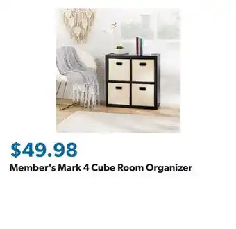 Sam's Club Member's Mark 4 Cube Room Organizer offer