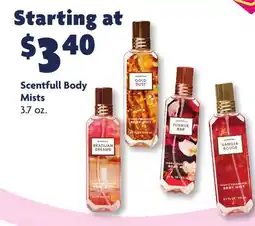 Family Dollar Scentfull Body Mists offer