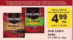 ACME Jack Link's Jerky offer