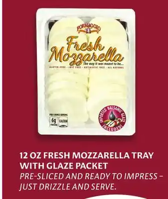 ACME FRESH MOZZARELLA TRAY WITH GLAZE PACKET offer