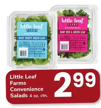 ACME Little Leaf Farms Convenience Salads offer