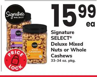 ACME Signature SELECT Deluxe Mixed Nuts or Whole Cashews offer