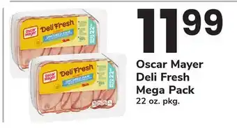 ACME Oscar Mayer Deli Fresh Mega Pack offer