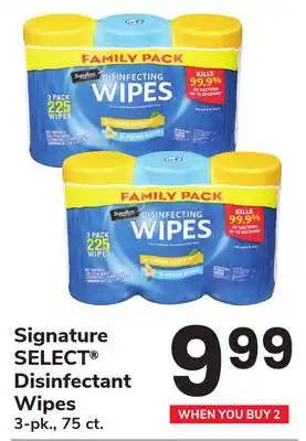 ACME Signature SELECT Disinfectant Wipes offer