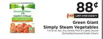 ShopRite Simply Steam Vegetables offer