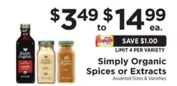 ShopRite Organic Spices or Extracts offer