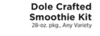 ShopRite Crafted Smoothie Kit offer