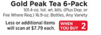 ShopRite Tea 6-Pack offer