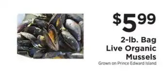 ShopRite 2-lb. Bag Live Organic Mussels offer