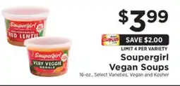 ShopRite Vegan Soups offer