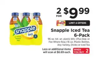 ShopRite Iced Tea 6-Pack offer